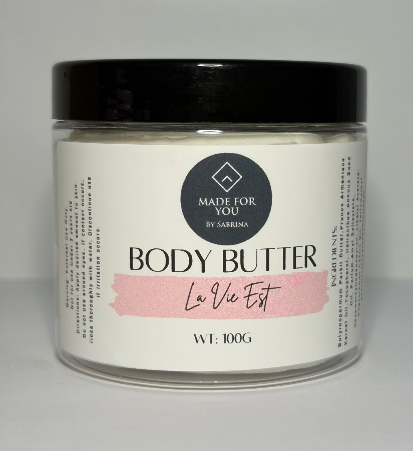 Moisturising Whipped Body Butter - new larger size 100g