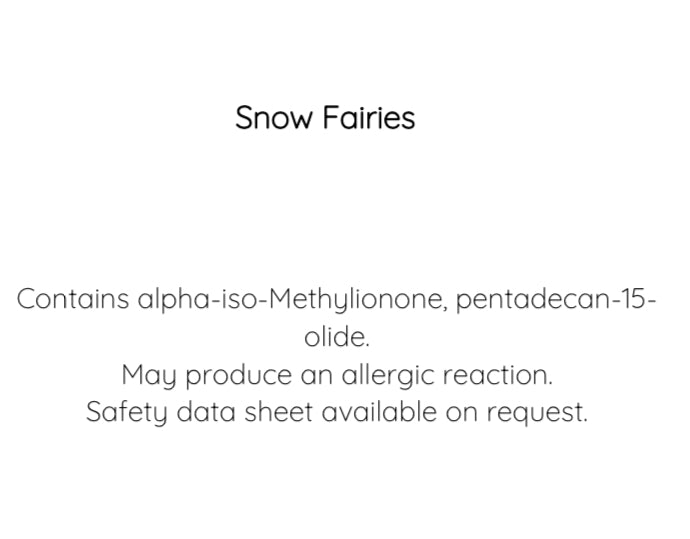 Snow Fairies Wax Melt - Snap Bar/Pots/Wardrobe Fresheners