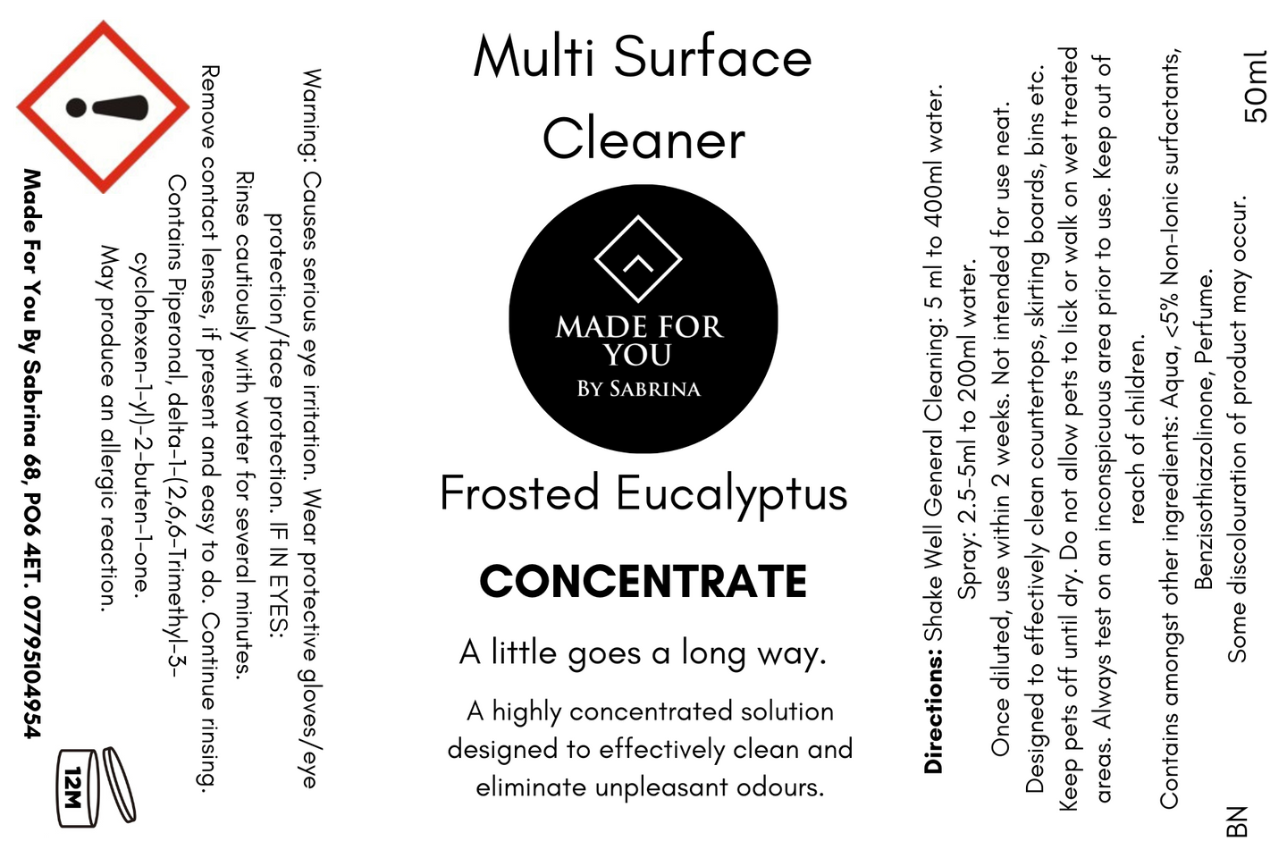 Multi Surface Cleaner