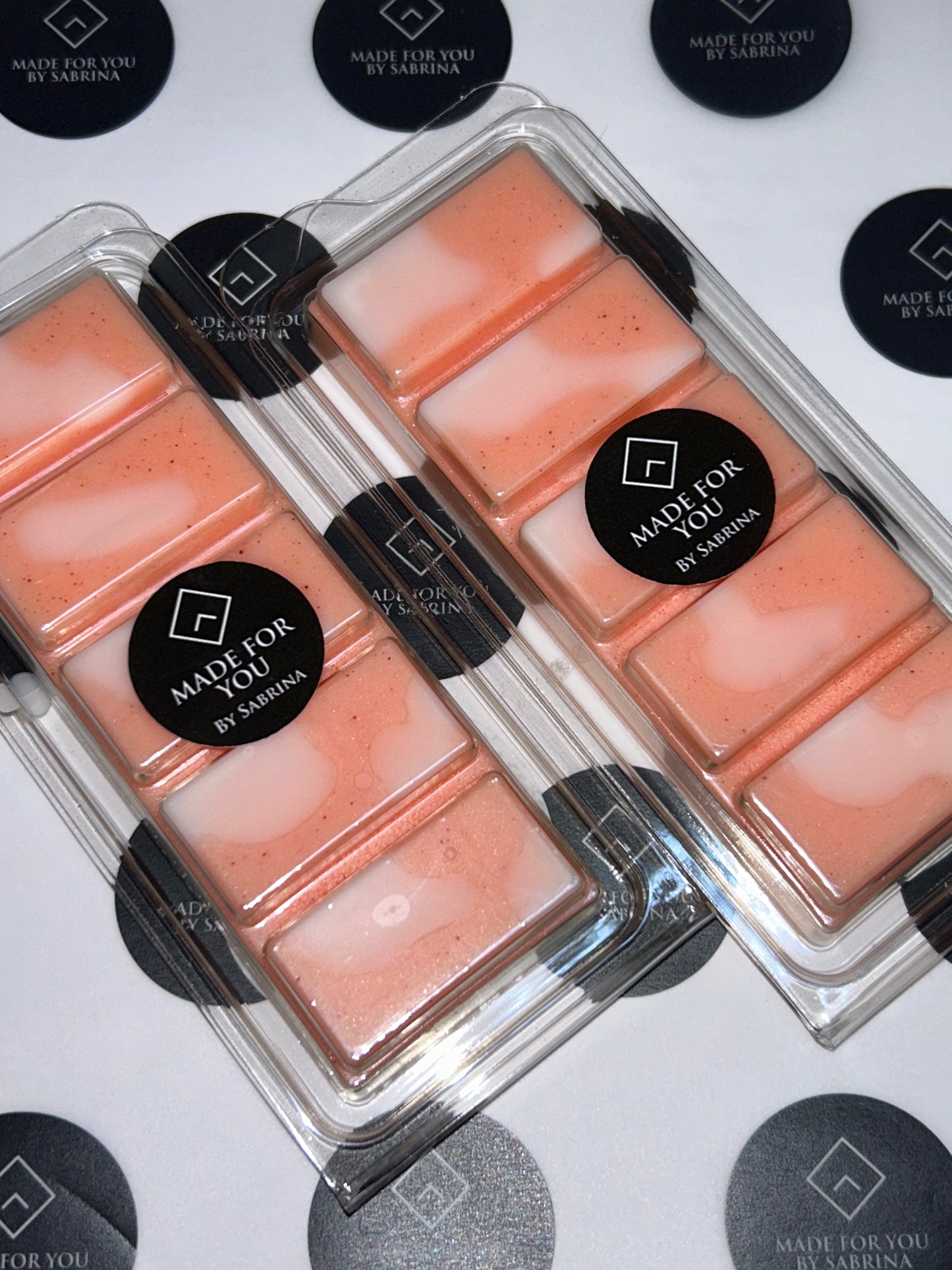 Marshmallow & White Peach Wax Melt - Snap Bar/Pots/Wardrobe Fresheners