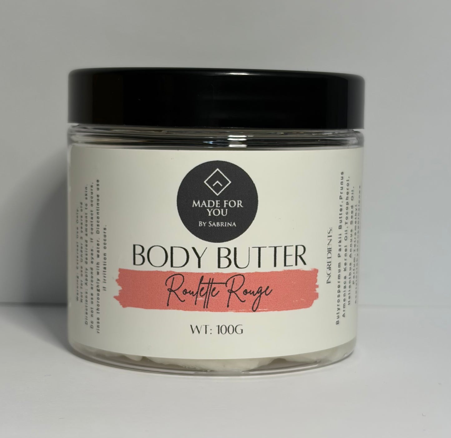 Moisturising Whipped Body Butter - new larger size 100g