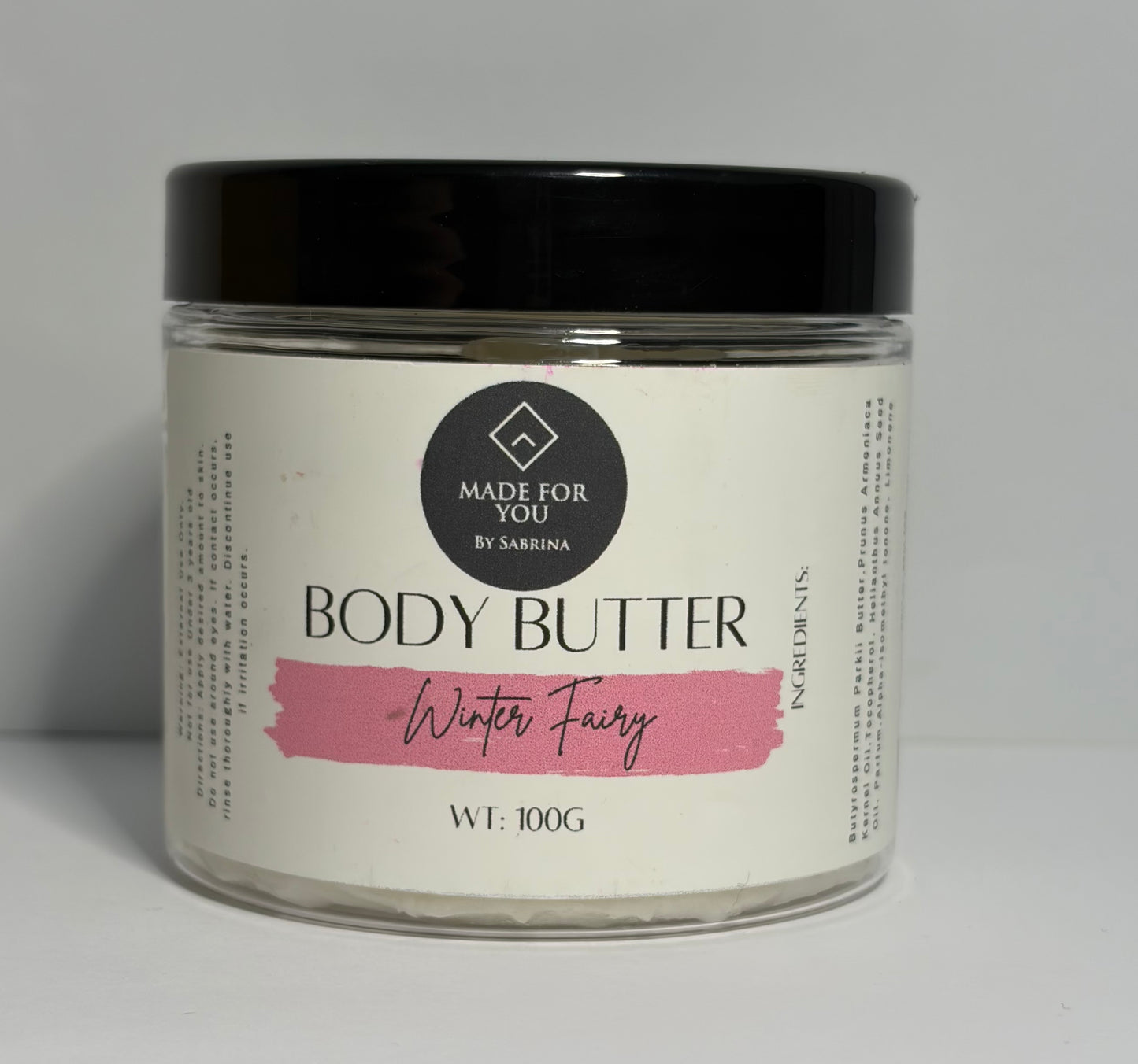 Moisturising Whipped Body Butter - new larger size 100g