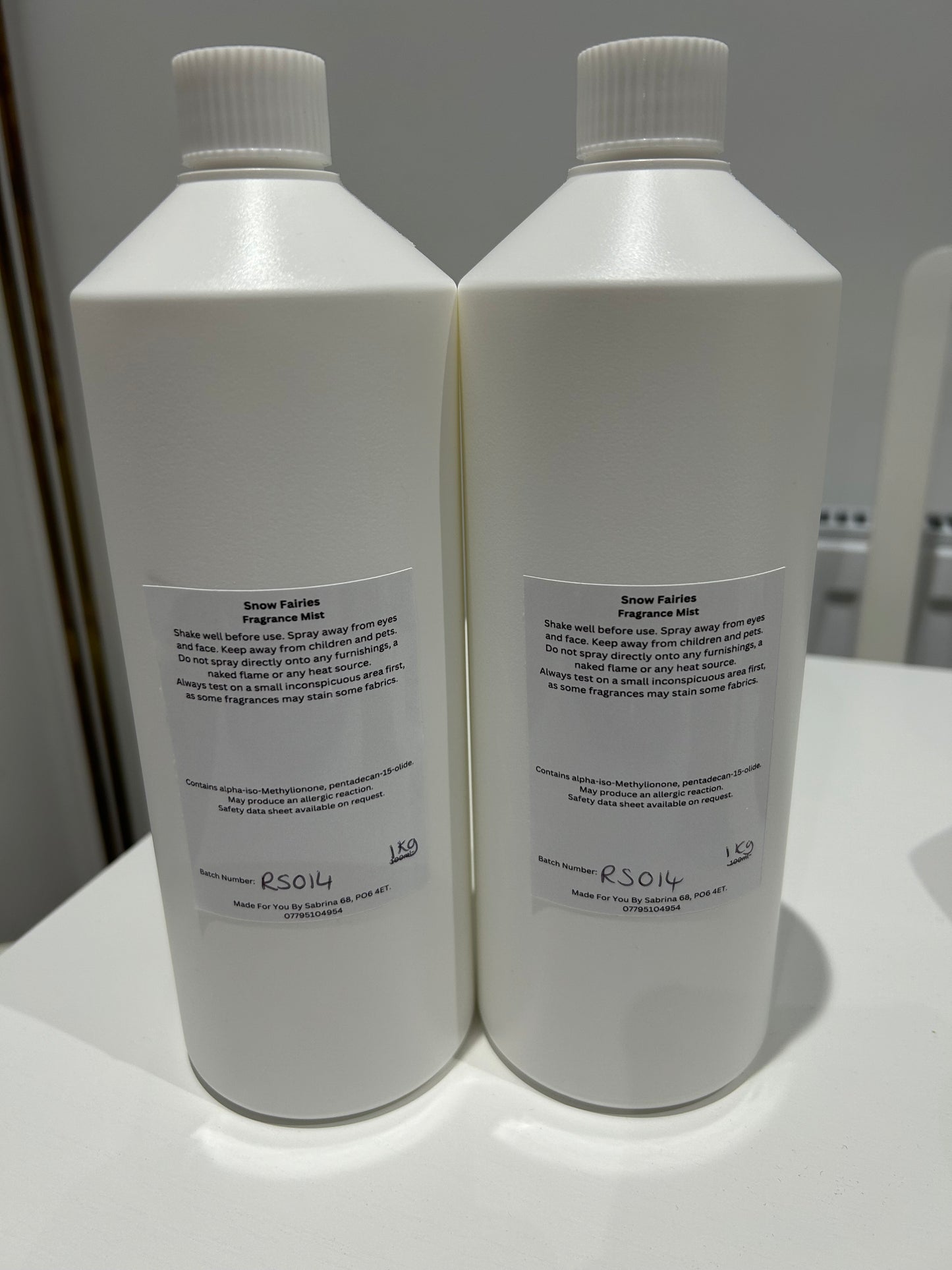 Fragrance Mist - Room Spray 1 Litre