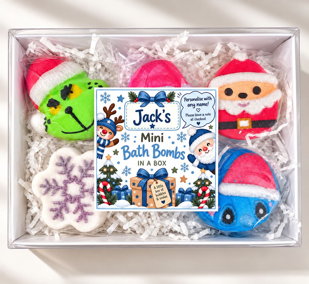 Kids Mini Bath Bomb Christmas Selection